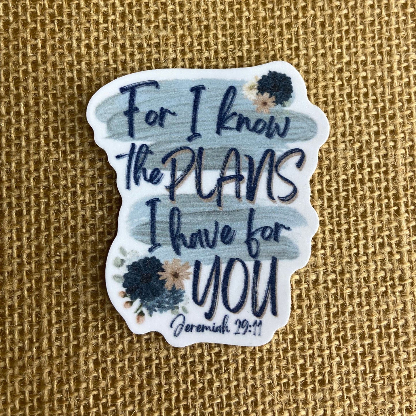 Jeremiah 29:11 Vinyl Sticker