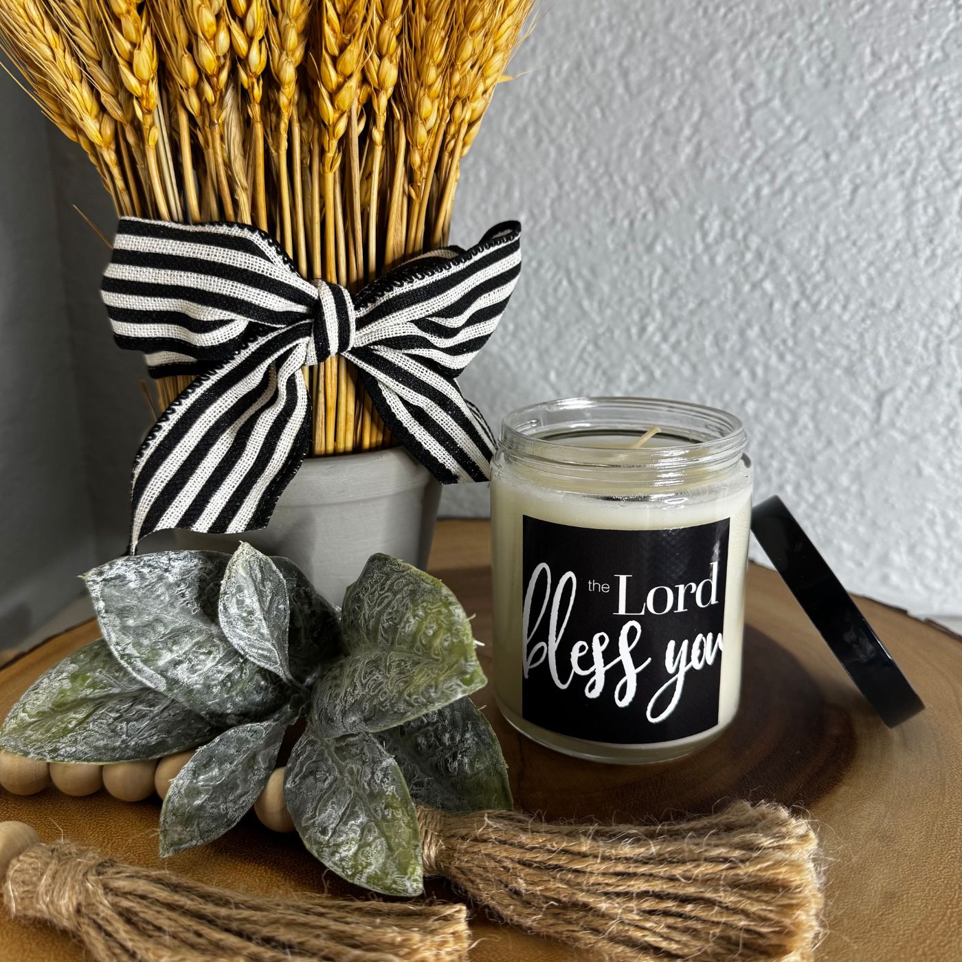The Lord Bless You Jar Candle