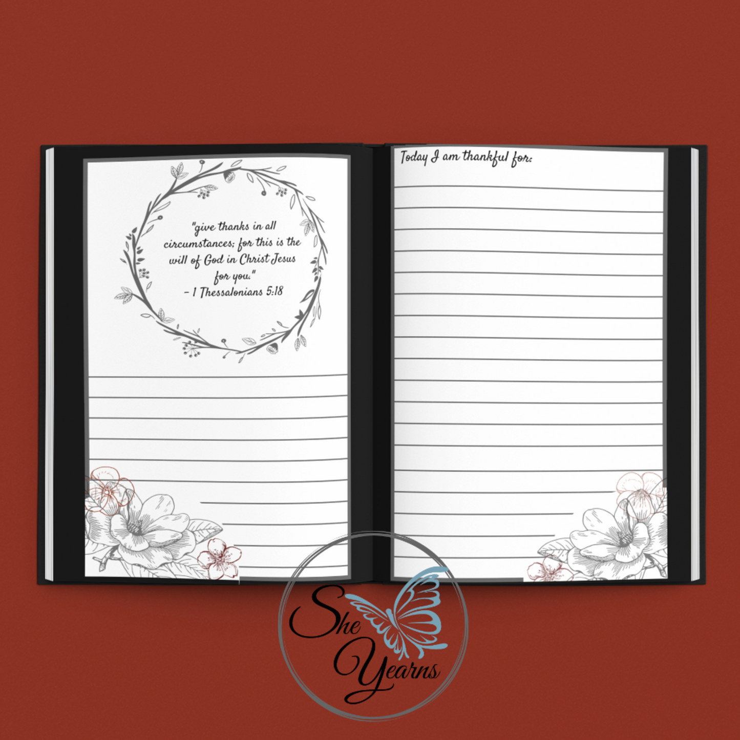 Boundless Gratitude Journal – Digital Download (PDF)