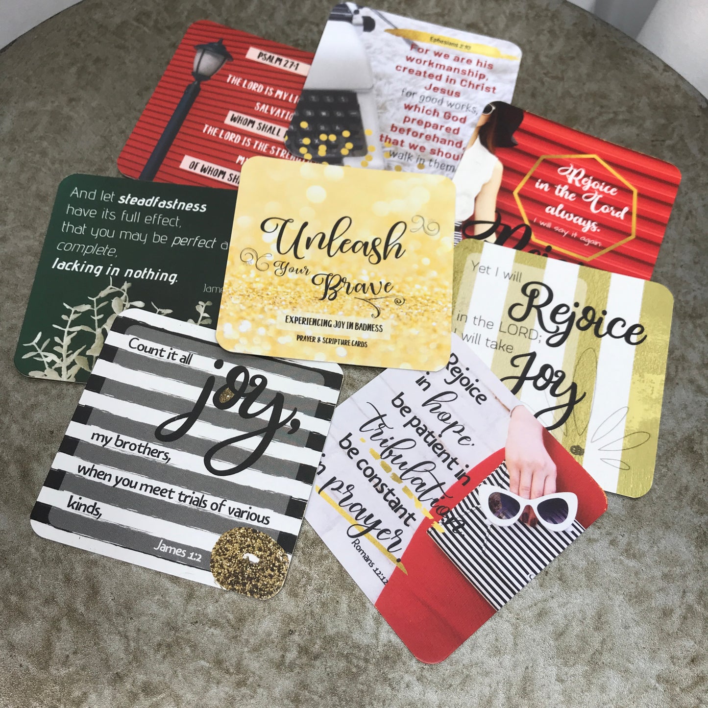 Unleash Your Brave Scripture + Prayer Card Set