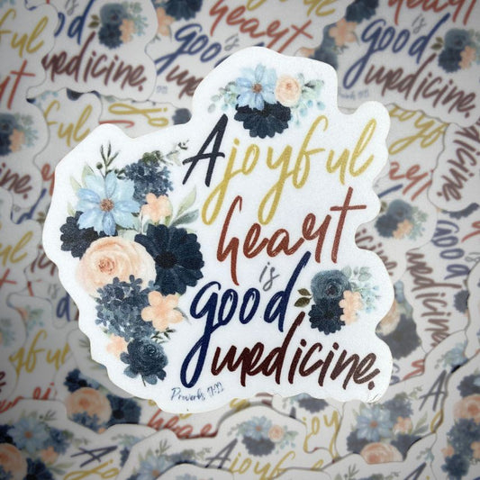 A Joyful Heart Vinyl Sticker