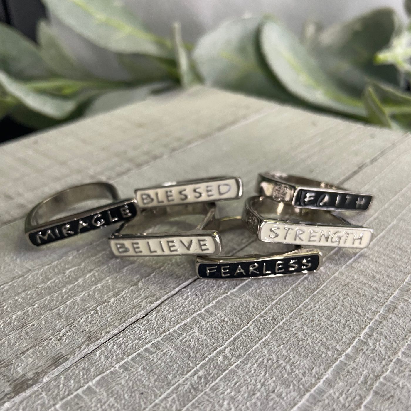 Faith-Based Stackable Statement Rings