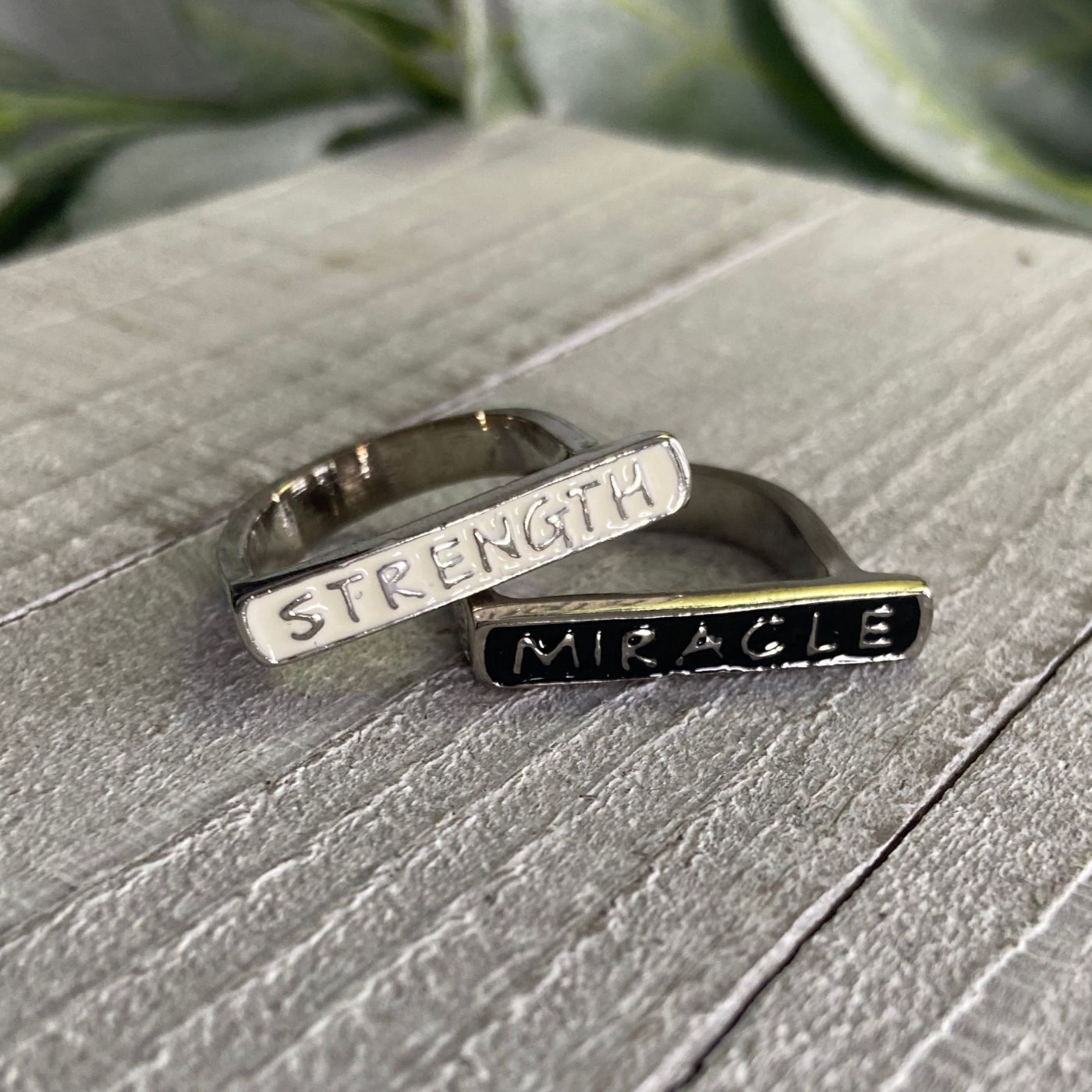 Faith-Based Stackable Statement Rings