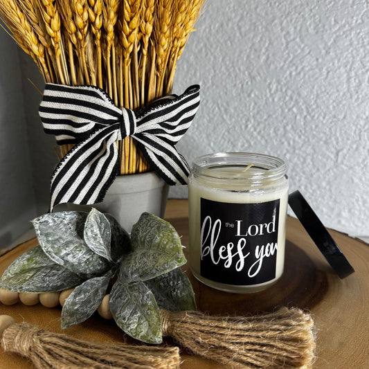 The Lord Bless You Jar Candle