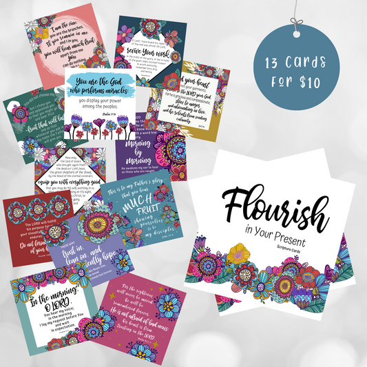 Flourish Scripture Card Set
