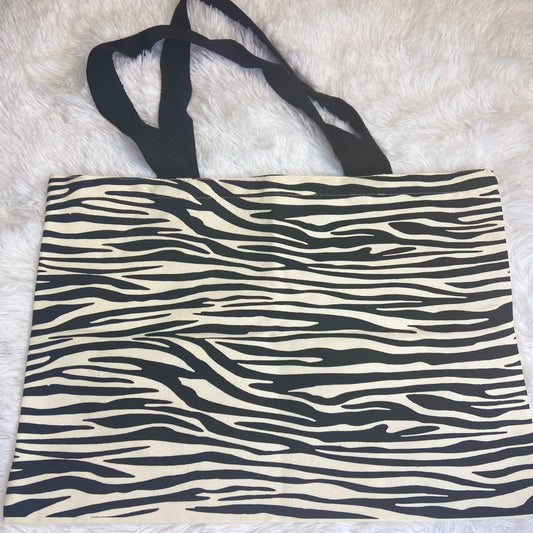 Zebra Canvas Bag