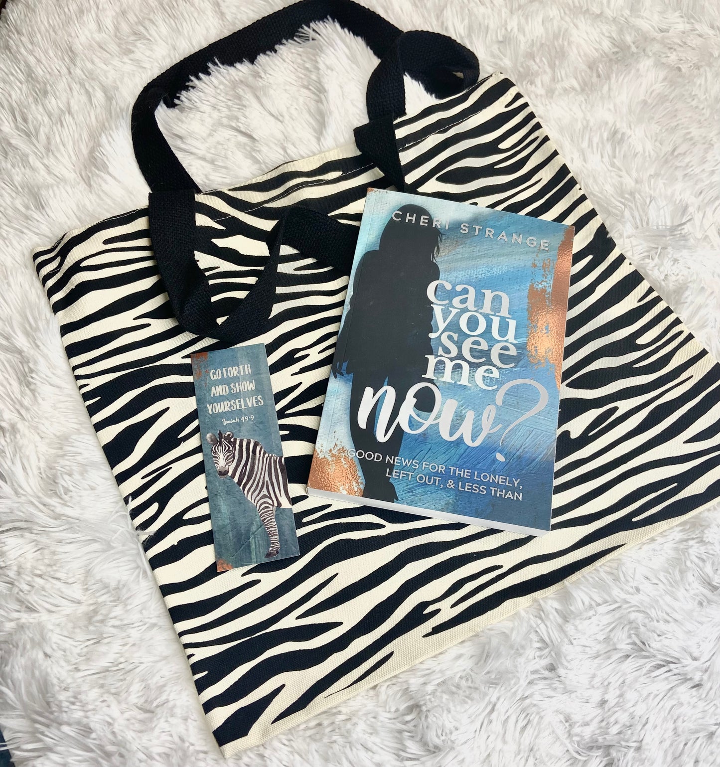 Zebra Canvas Bag